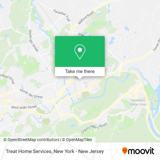 Treat Home Services map