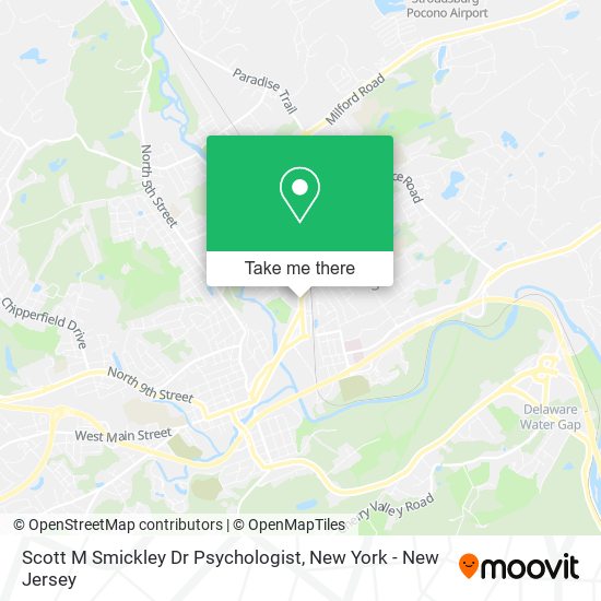 Mapa de Scott M Smickley Dr Psychologist