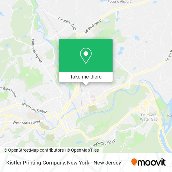 Kistler Printing Company map