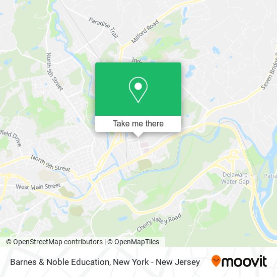 Mapa de Barnes & Noble Education