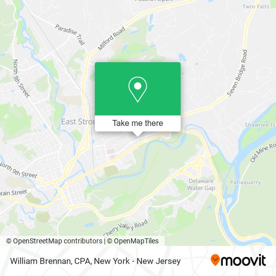Mapa de William Brennan, CPA