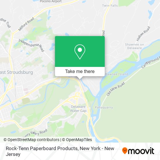 Rock-Tenn Paperboard Products map