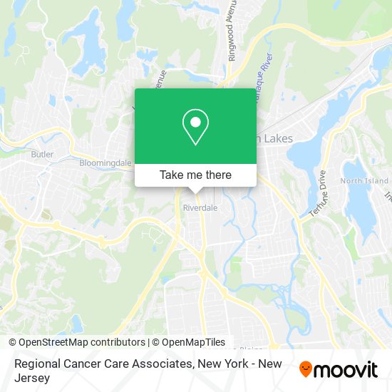 Regional Cancer Care Associates map
