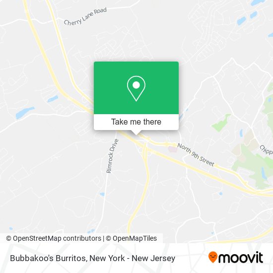 Bubbakoo's Burritos map