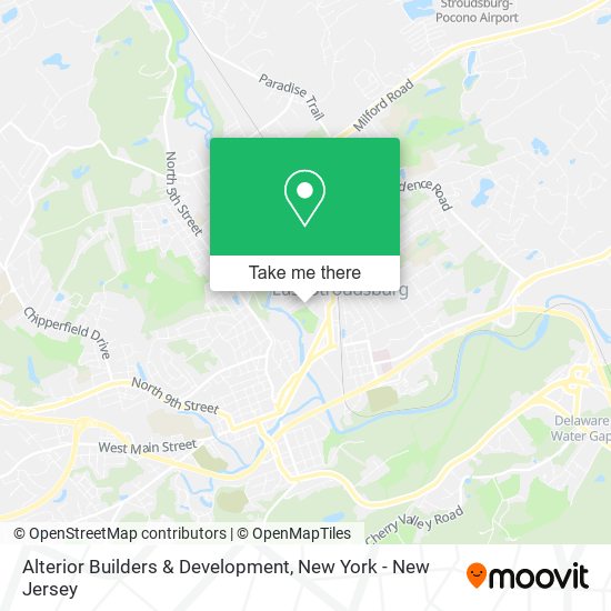 Alterior Builders & Development map
