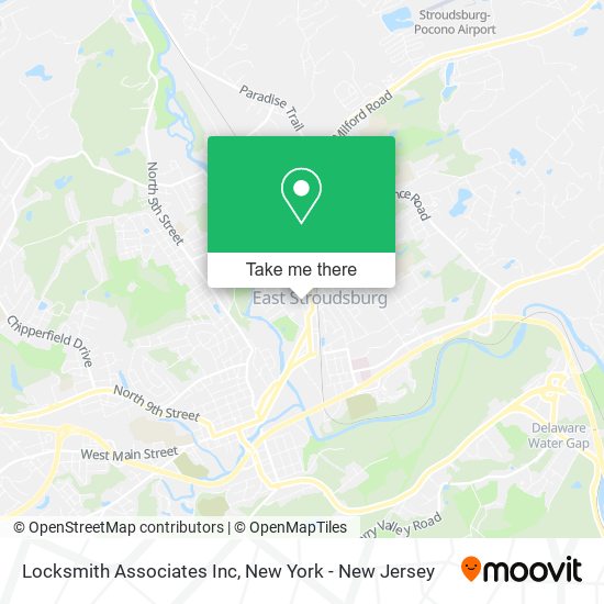 Mapa de Locksmith Associates Inc