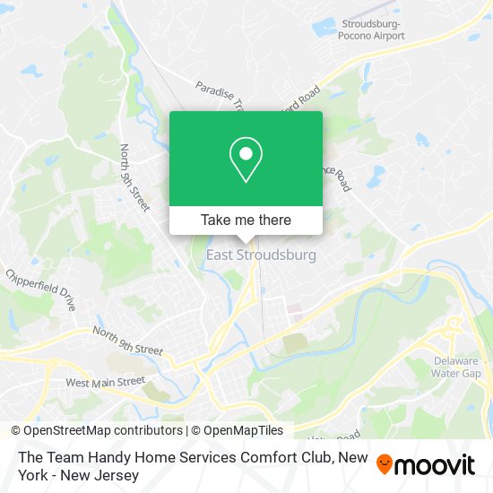 The Team Handy Home Services Comfort Club map