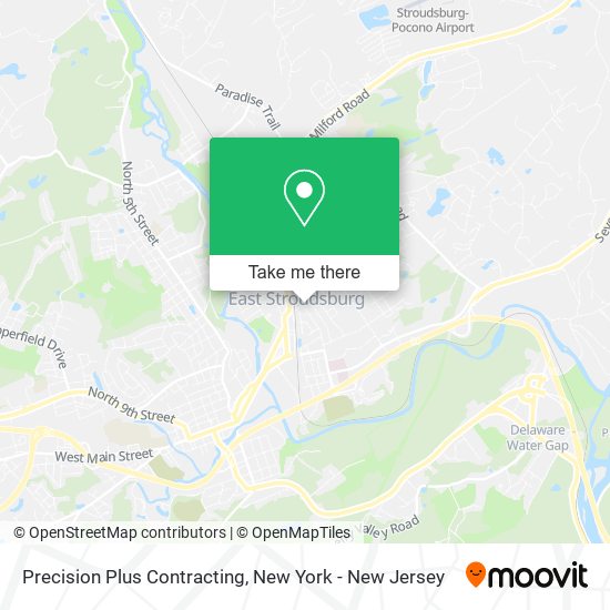 Mapa de Precision Plus Contracting