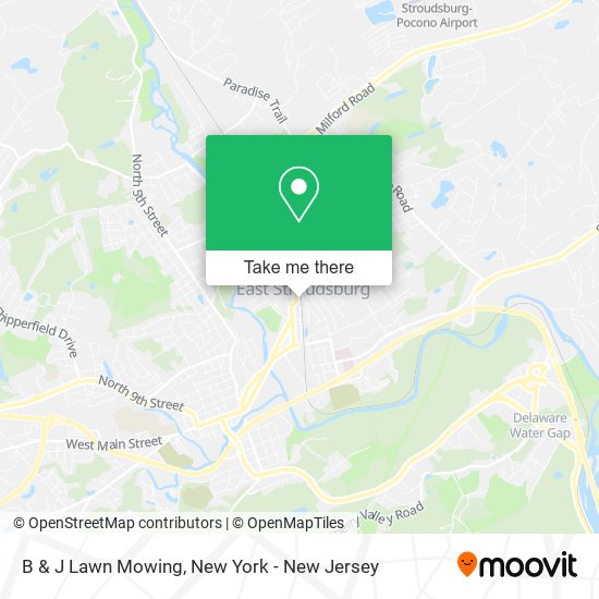 Mapa de B & J Lawn Mowing