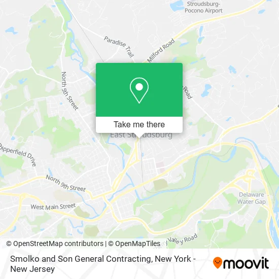 Smolko and Son General Contracting map