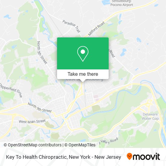 Key To Health Chiropractic map