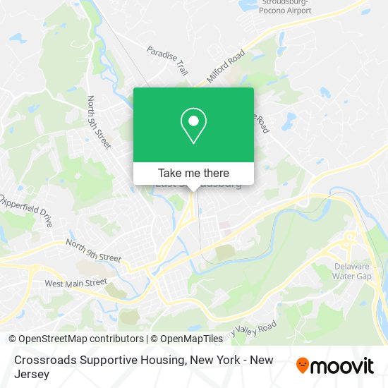 Crossroads Supportive Housing map