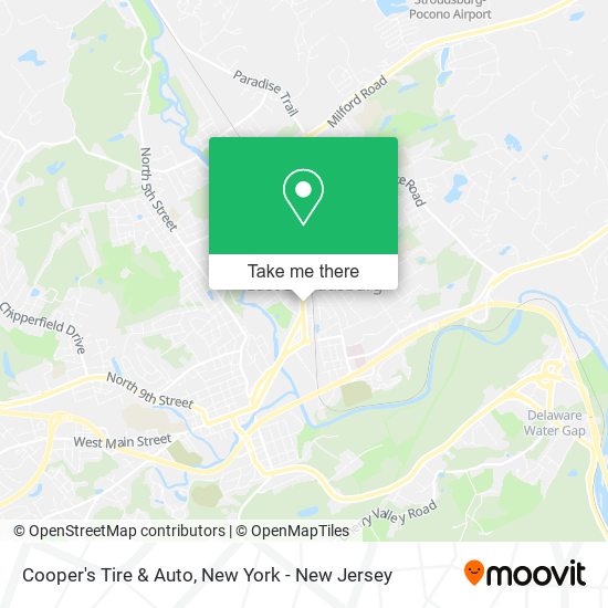 Cooper's Tire & Auto map