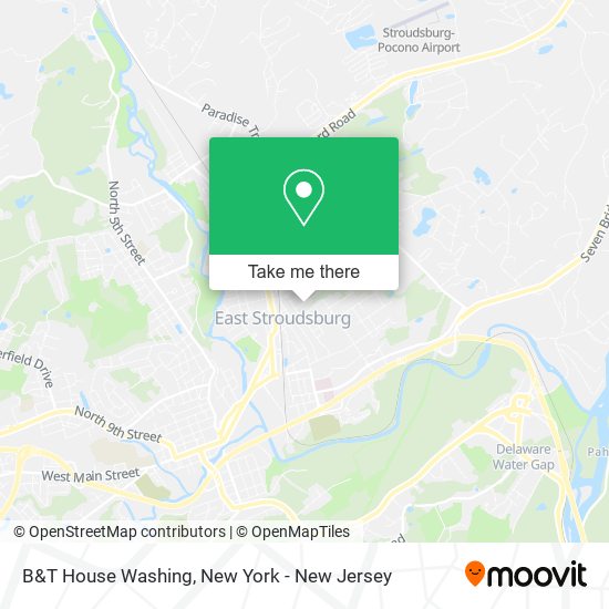 Mapa de B&T House Washing