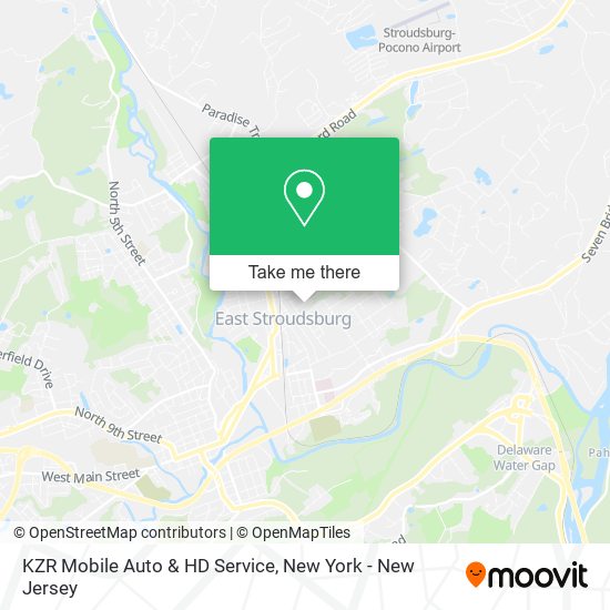 KZR Mobile Auto & HD Service map