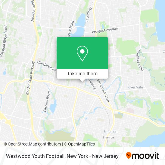 Mapa de Westwood Youth Football