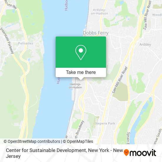 Center for Sustainable Development map