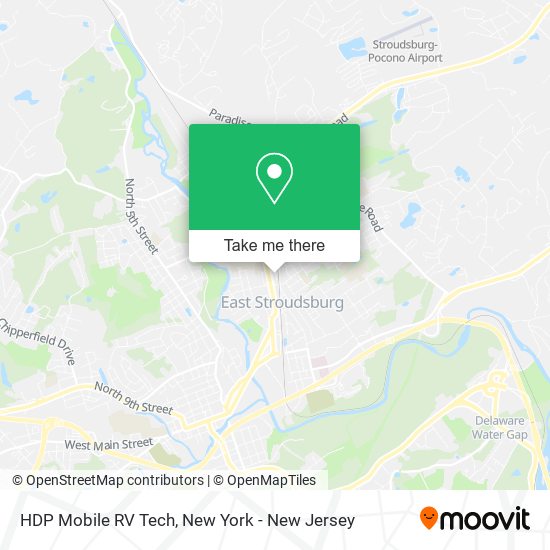 Mapa de HDP Mobile RV Tech