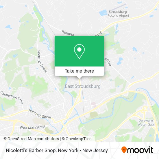 Mapa de Nicoletti's Barber Shop