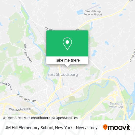 JM Hill Elementary School map