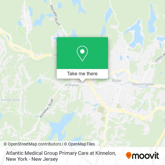 Mapa de Atlantic Medical Group Primary Care at Kinnelon