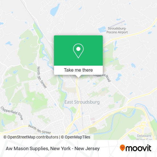 Mapa de Aw Mason Supplies