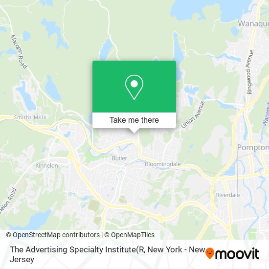 The Advertising Specialty Institute map