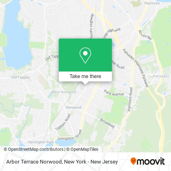 Mapa de Arbor Terrace Norwood