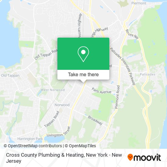 Mapa de Cross County Plumbing & Heating