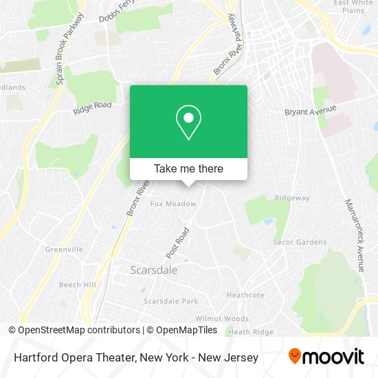 Hartford Opera Theater map