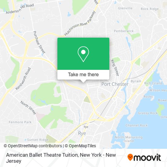 American Ballet Theatre Tuition map