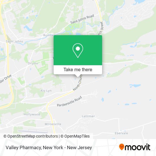 Valley Pharmacy map