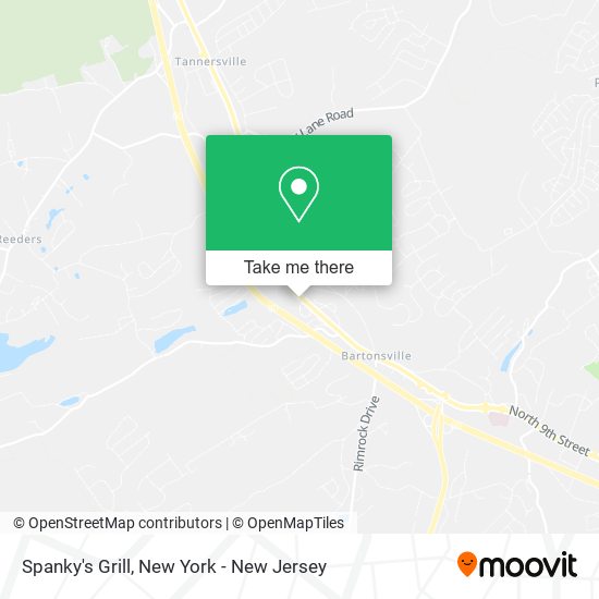 Mapa de Spanky's Grill