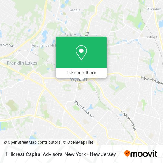 Hillcrest Capital Advisors map