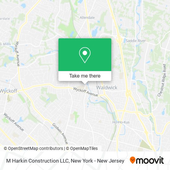 Mapa de M Harkin Construction LLC