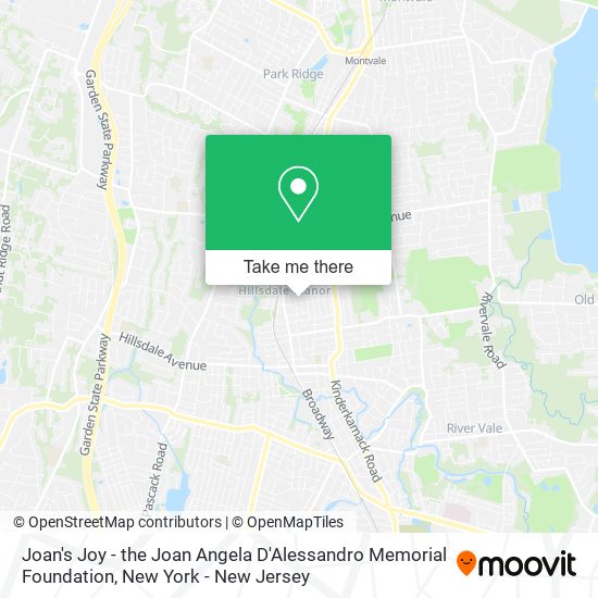 Joan's Joy - the Joan Angela D'Alessandro Memorial Foundation map