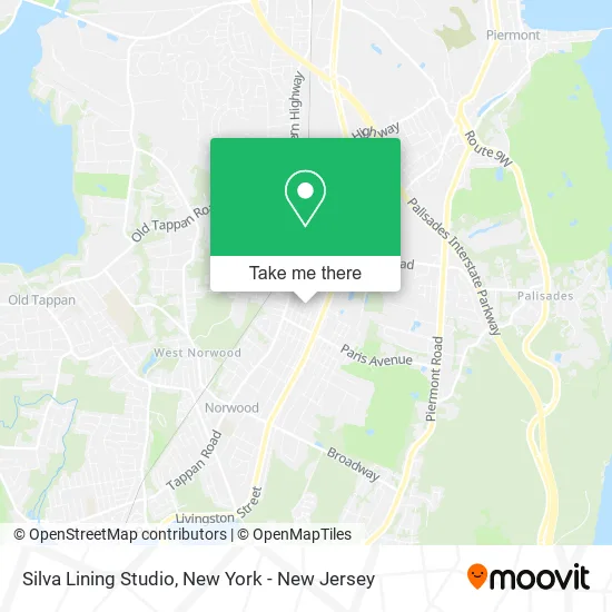 Silva Lining Studio map