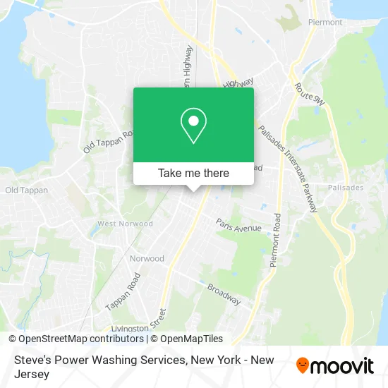 Steve's Power Washing Services map