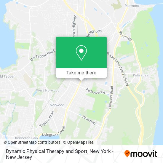 Dynamic Physical Therapy and Sport map