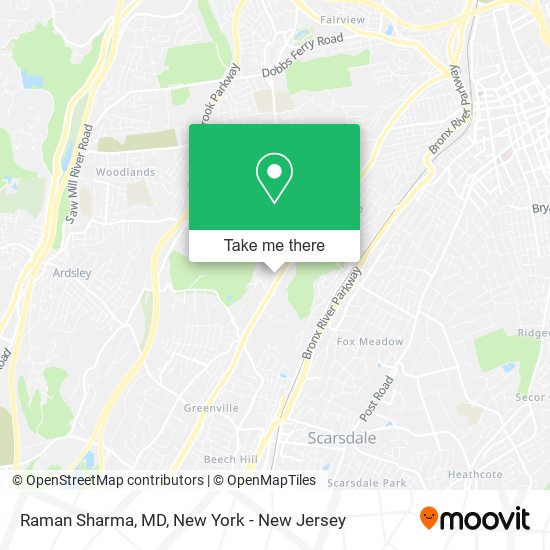 Raman Sharma, MD map