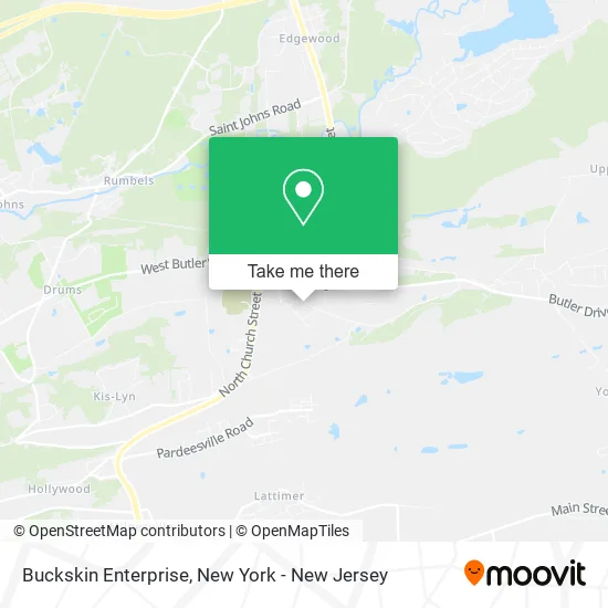 Buckskin Enterprise map
