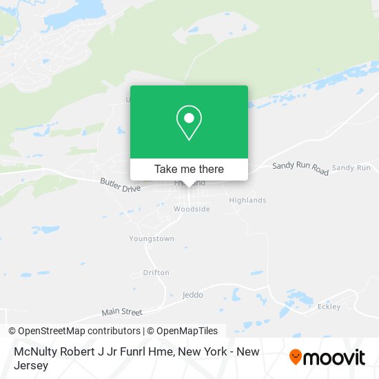 McNulty Robert J Jr Funrl Hme map