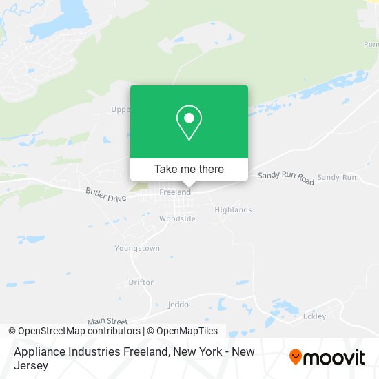 Mapa de Appliance Industries Freeland