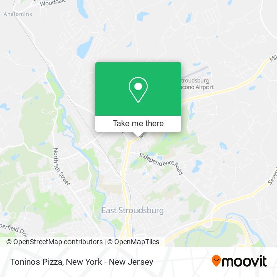 Mapa de Toninos Pizza