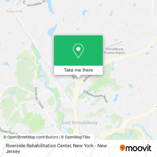 Riverside Rehabilitation Center map