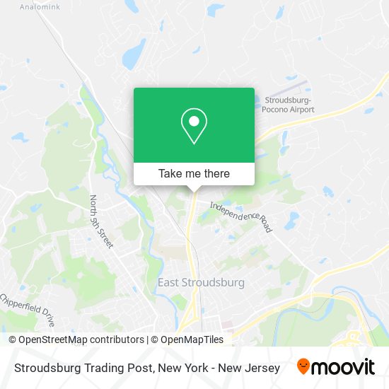 Mapa de Stroudsburg Trading Post
