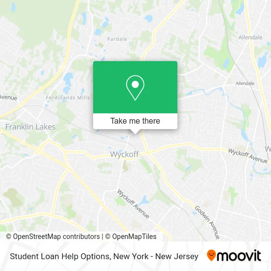 Student Loan Help Options map