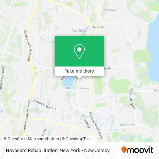 Mapa de Novacare Rehabilitation