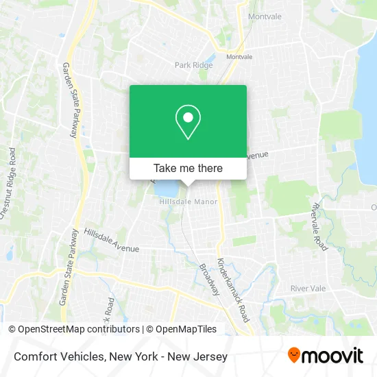 Comfort Vehicles map