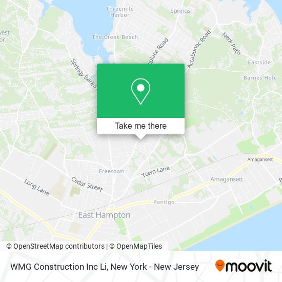 WMG Construction Inc Li map